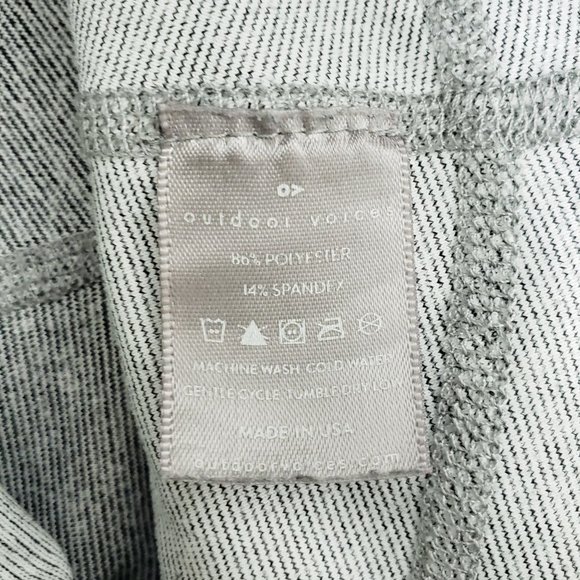 Outdoor Voices Warmup 3/4 Legging Women's Size XS Gray - Picture 8 of 12